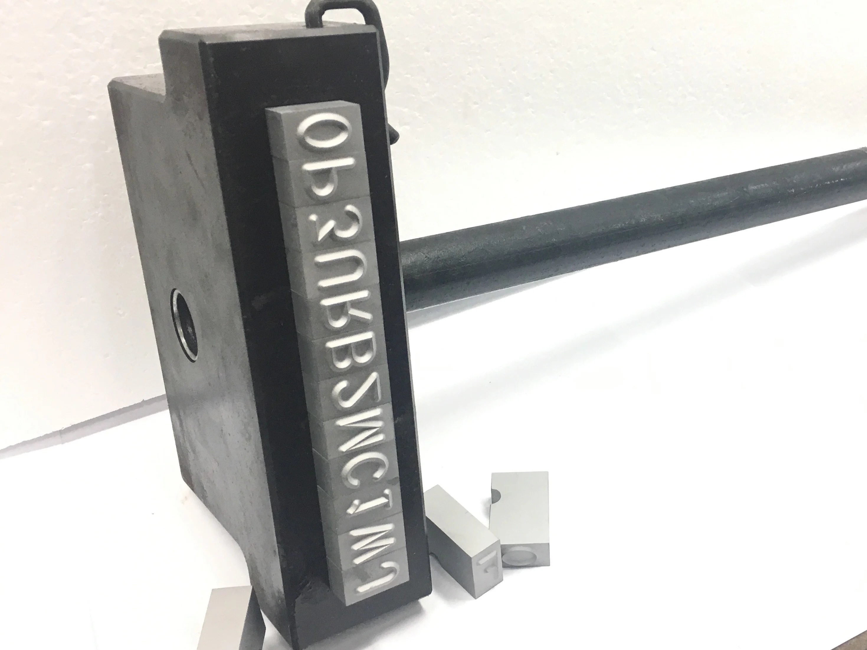 Why You Would Use Metal Type and Type Holder vs. Dot Peen